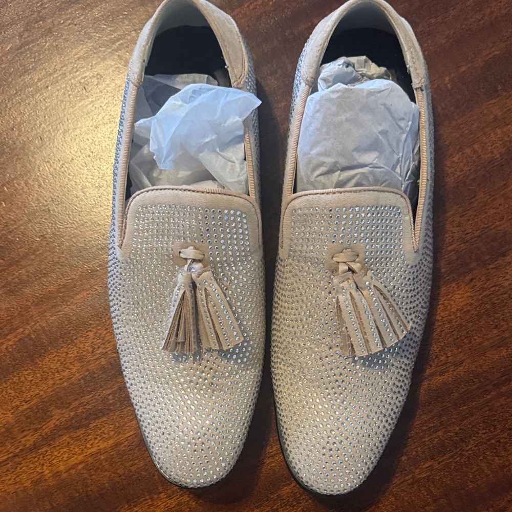 Amalfi Cream Tassel Loafers for Men